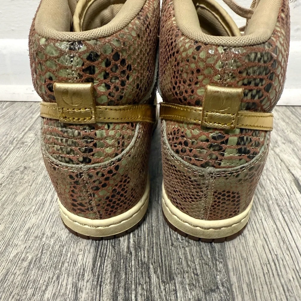 Used Beautifully Worn Nike Dunk Sky Hi "Year of the Snake" QS (Quickstrike) - Picture 3 of 8